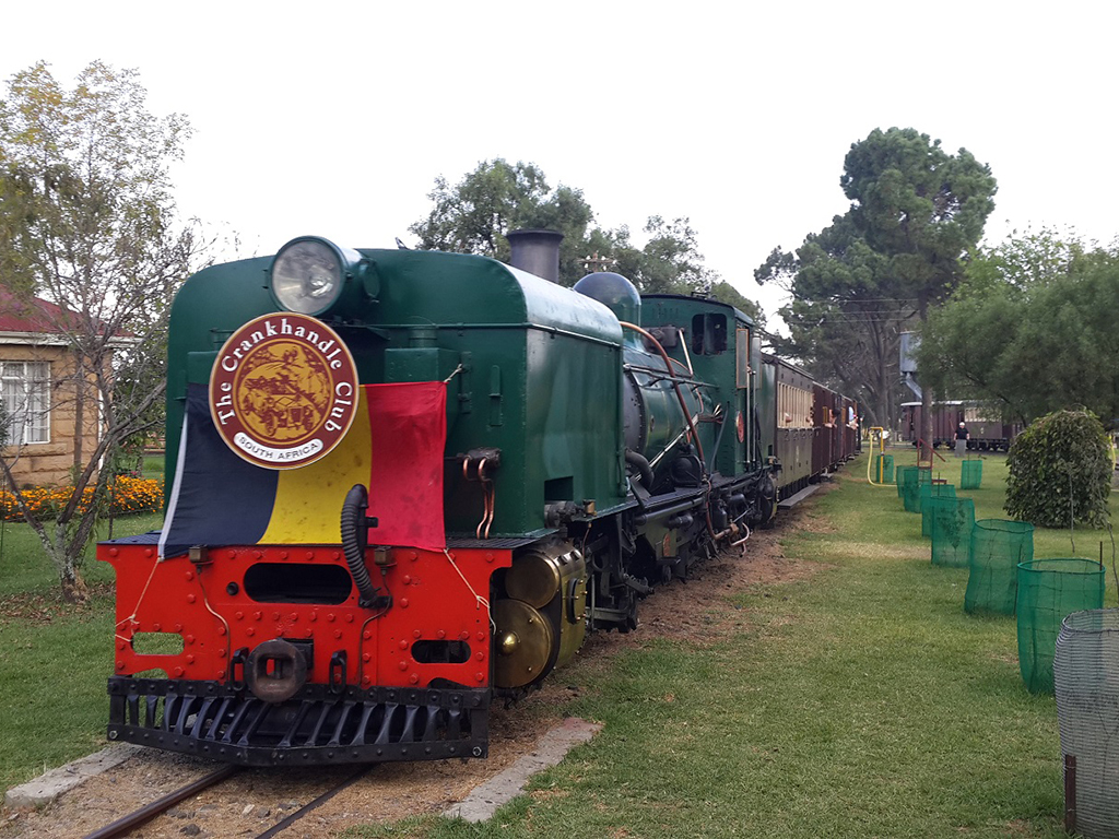 The Crankhandle Club from Cape Town had their own special train behind NGG16 88 Picture by Dave Richardson