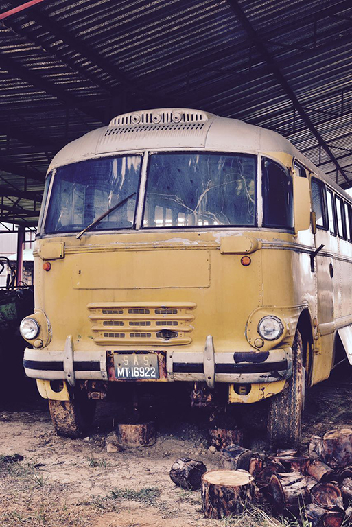 Sandstone’s Brill bus, a future restoration project Picture by Gary McCrystal
