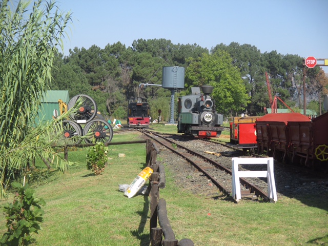 A peaceful scene at the loco depot